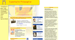 Desktop Screenshot of esoterische-philosophie.de